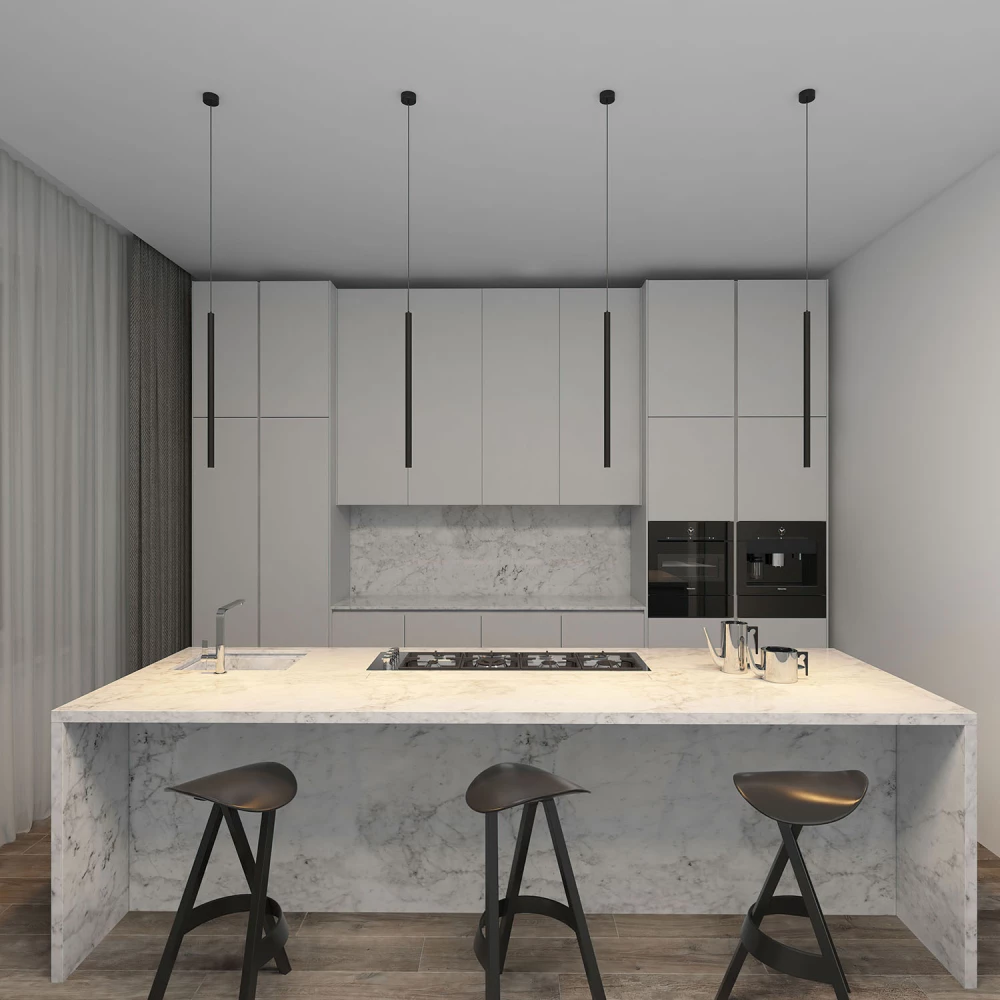 DK4303-BK Подвесной светильник со встроенным светодиодом 5W IP 20 3000K черный алюминий - Viokon.com