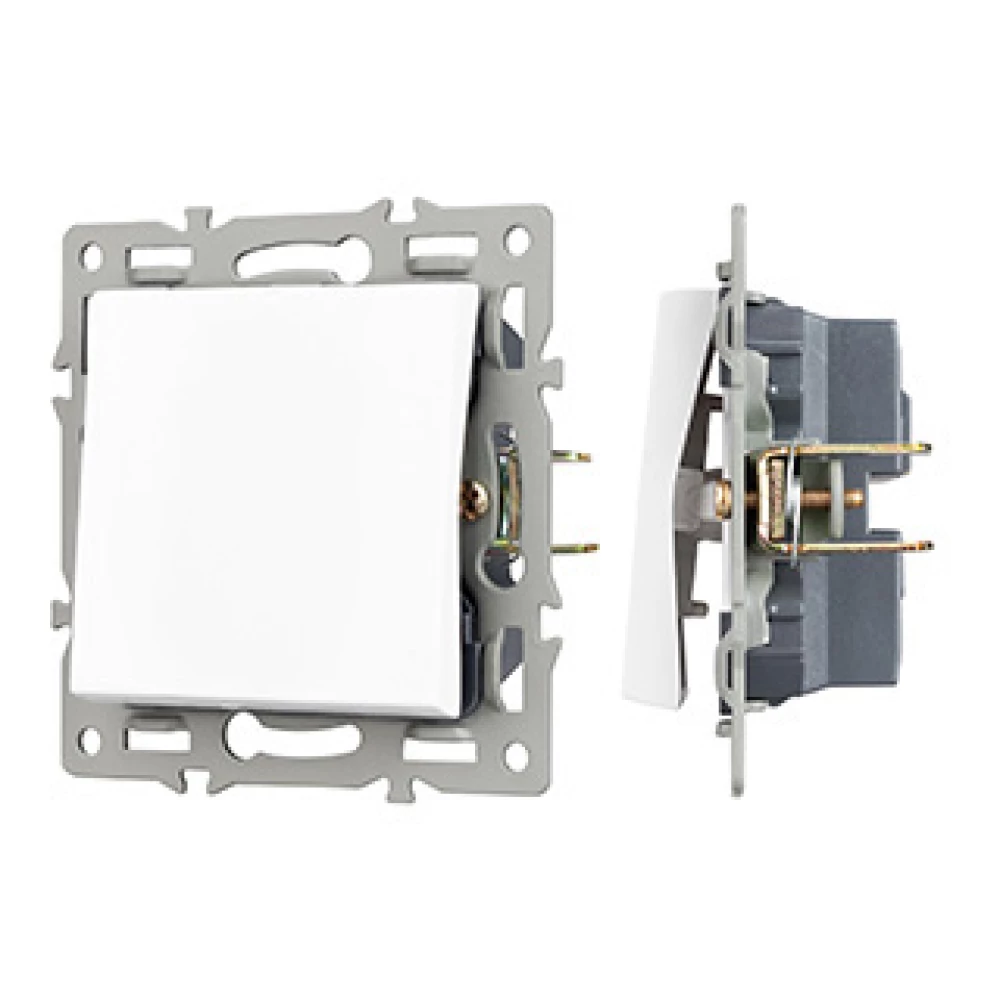 Механизм выключателя одноклавишный проходной SWT-MKP1-PL-WH (250V, 16A) (Arlight, -) 043714 - Viokon.com
