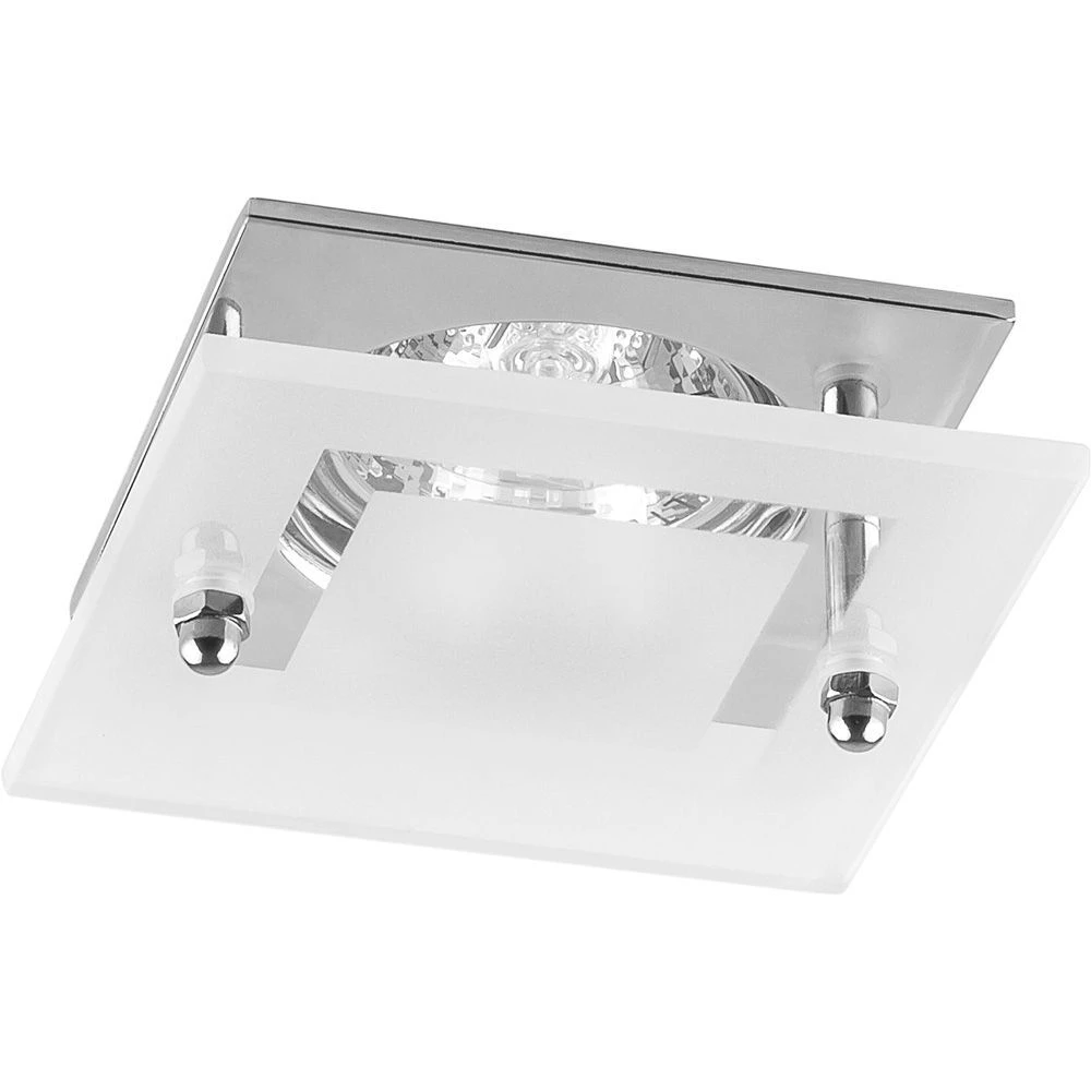 Светильник встраиваемый Feron BS3159-P2-10 потолочный MR16 G5.3 прозрачный, хром (18088) - Viokon.com