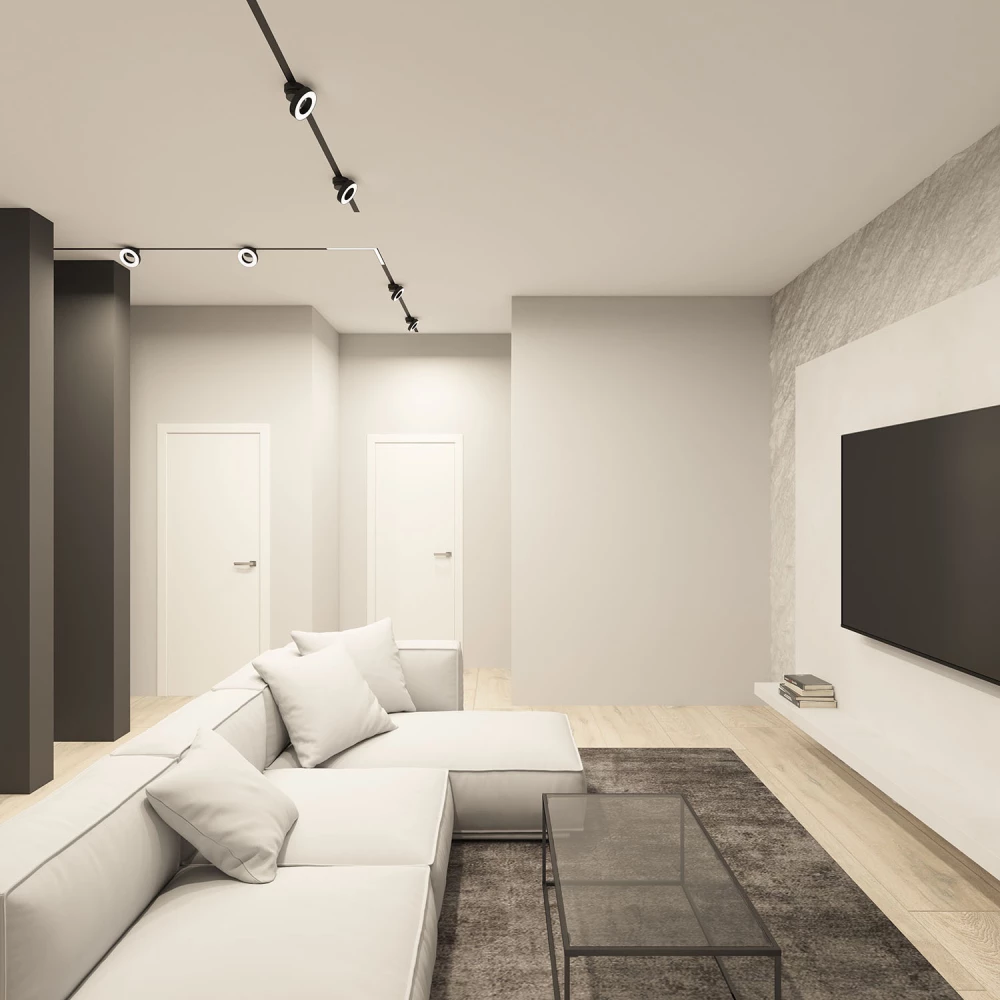DK8027-BK Акцентный светильник SMART LINEAR 12W DIM 3000K-6000K черный - Viokon.com