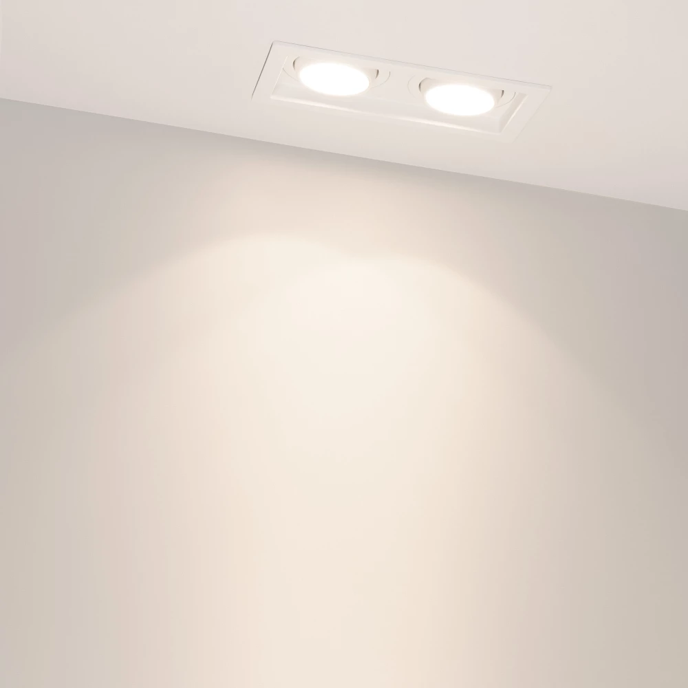 Светильник MS-VORTEX-BUILT-S170x90-2x12W Day4000 (WH-WH, 20 deg, 230V) (Arlight, IP20 Металл, 5 лет) 057770 - Viokon.com