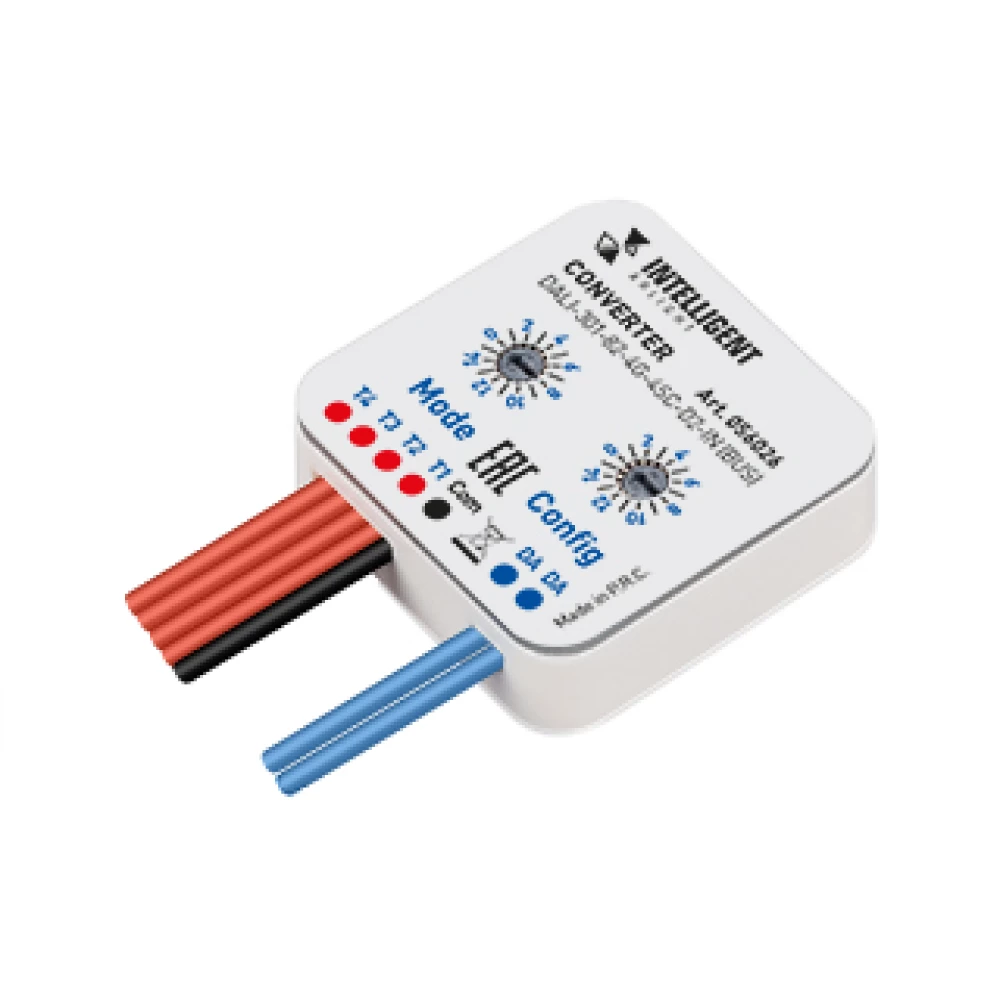 INTELLIGENT ARLIGHT Конвертер DALI-301-82-4G-4SC-D2-IN (BUS) (IARL, IP20 Пластик, 3 года) 056026 - Viokon.com