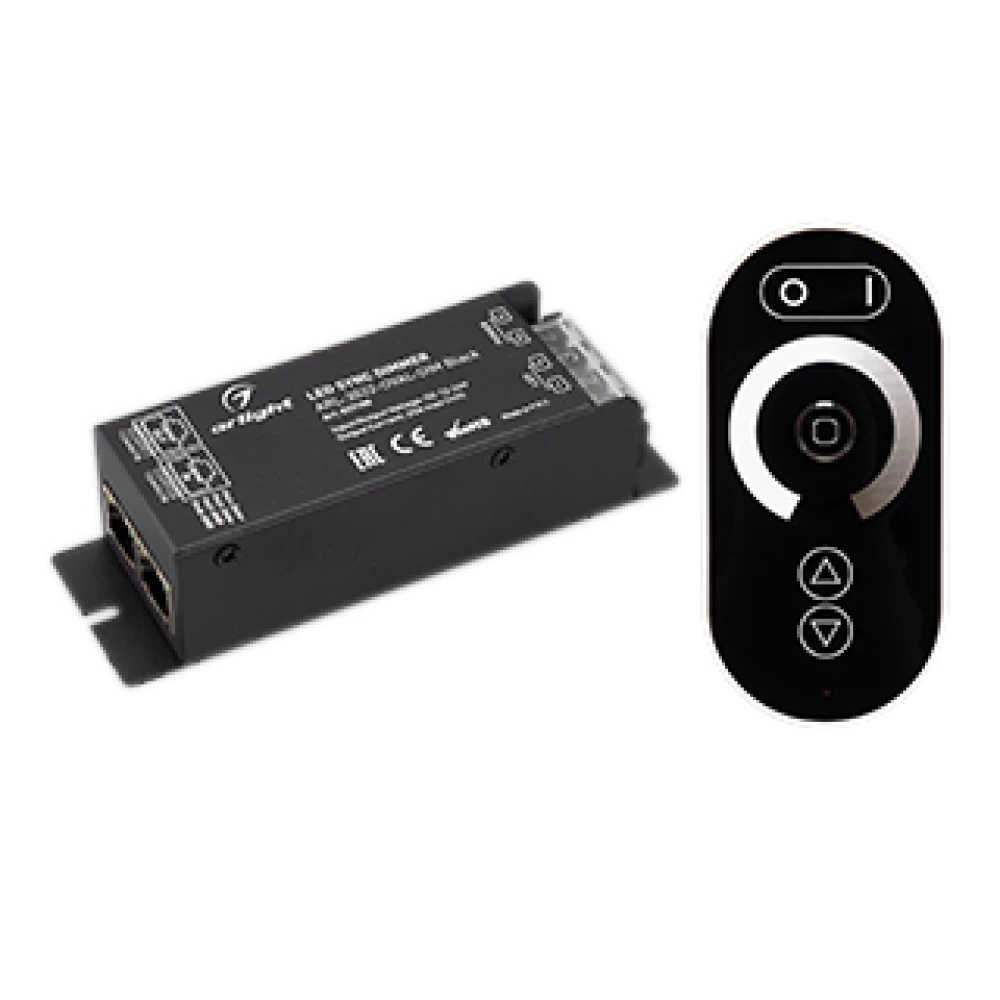 Диммер ARL-3022-OVAL-DIM Black (12-24V, 1x25A, ПДУ, RF) (Arlight, IP20 Металл, 2 года) 027150 - Viokon.com