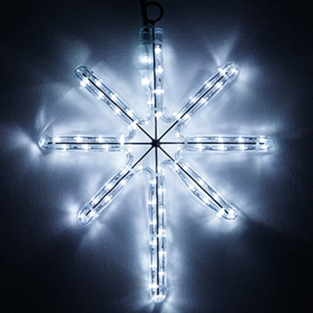 Фигура cветодиодная ARD-STAR-M2-380x250-36LED White (230V, 2.5W) (Ardecoled, IP65) 034247 - Viokon.com