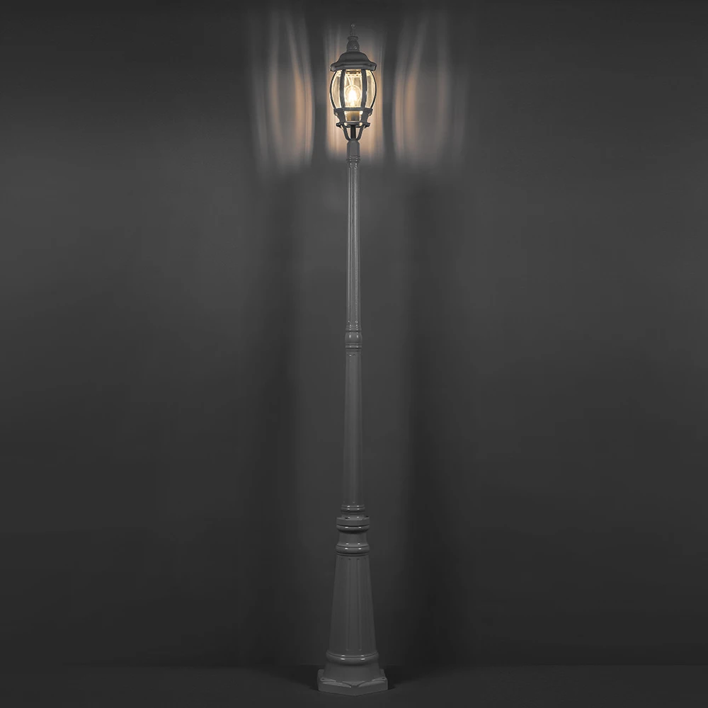 Светильник садово-парковый Feron 8111 столб 100W E27 230V, белый (11209) - Viokon.com