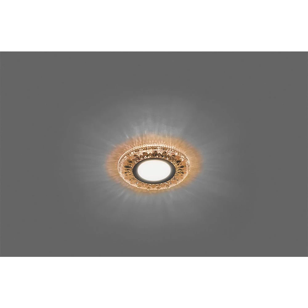 Светильник встраиваемый с белой LED подсветкой Feron CD903 потолочный MR16 G5.3 коричневый (28976) - Viokon.com