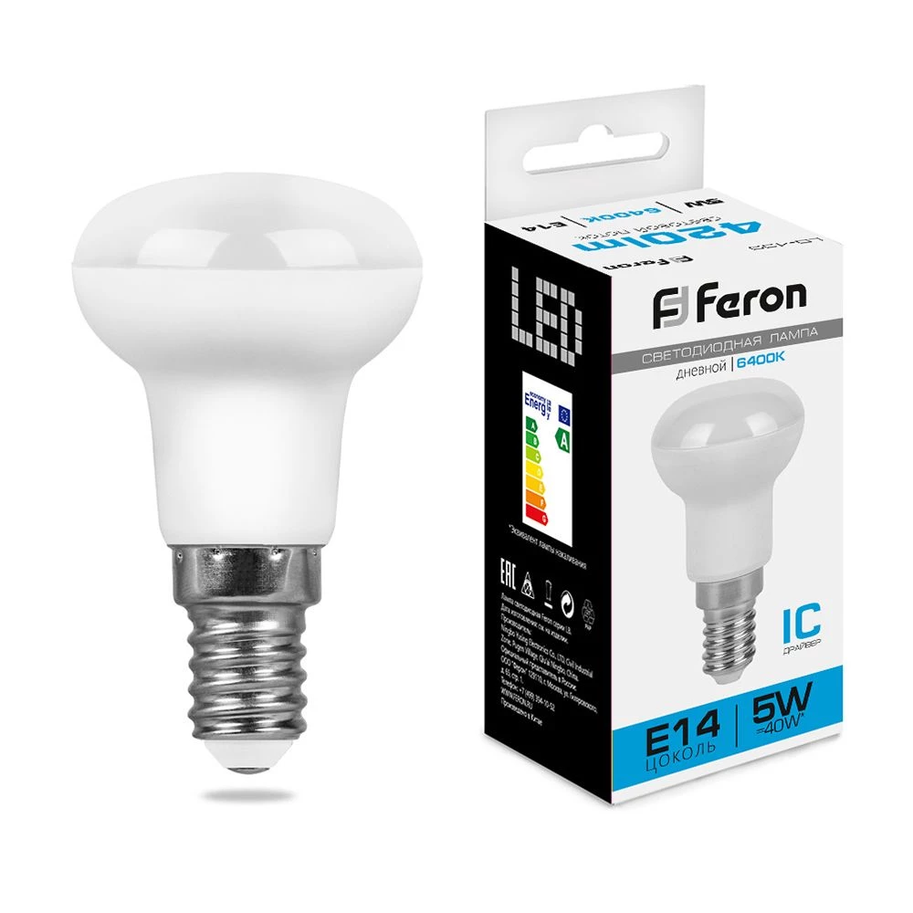 Лампа светодиодная Feron LB-439 E14 5W 175-265V 6400K (25518) - Viokon.com
