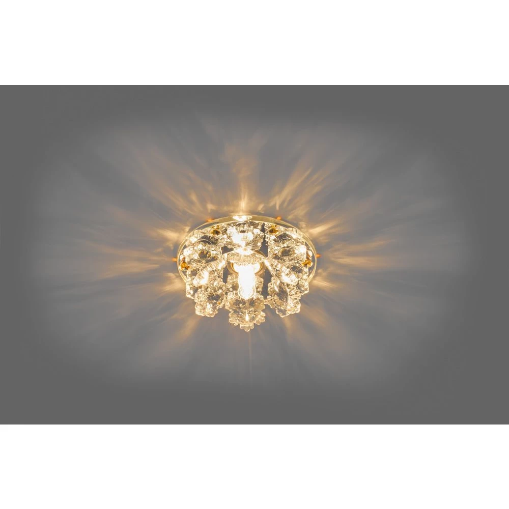 Светильник встраиваемый Feron 1540 потолочный JCD9 G9 желтый-прозрачный (28422) - Viokon.com