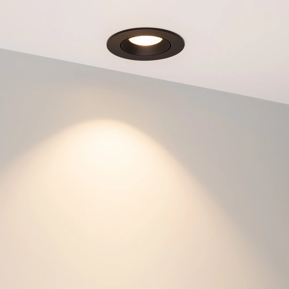 Светильник MS-ATOLL-BUILT-TURN-R94-10W Warm3000 (BK, 60 deg, 230V) (Arlight, IP54 Металл, 5 лет) 041574 - Viokon.com