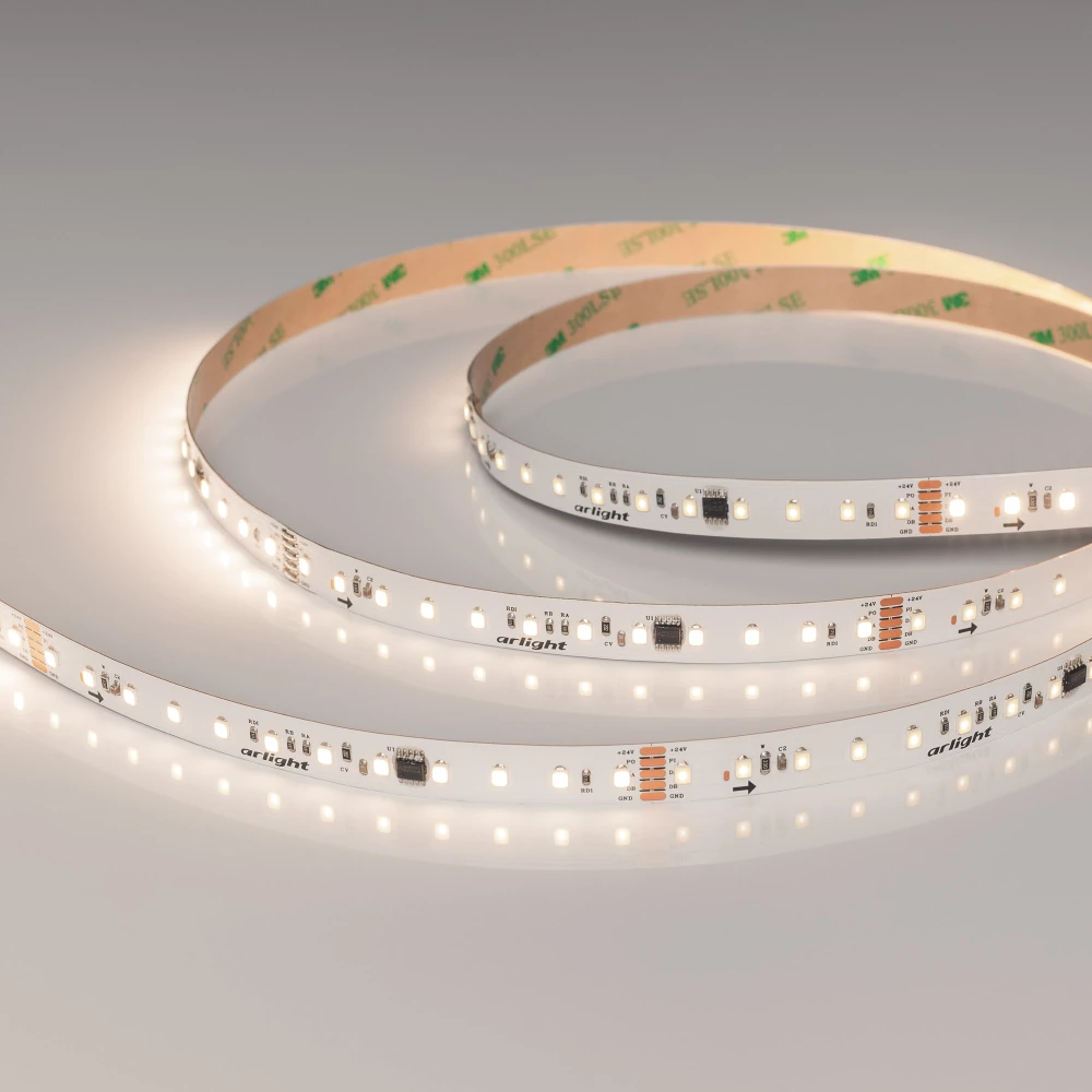 Лента DMX-A96-12mm 24V Day4000-PX12 (14 W/m, IP20, 5m) (Arlight, CRI>90) 058172 - Viokon.com