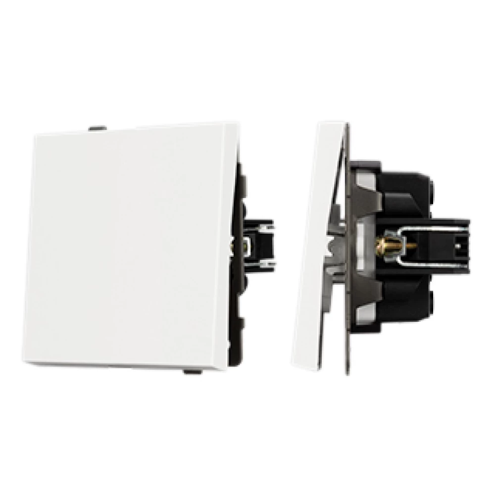 Механизм выключателя одноклавишный перекрёстный SWT-TENDO-MKX1-PL-WH (230V, 10A) (Arlight, Белый) 054054 - Viokon.com