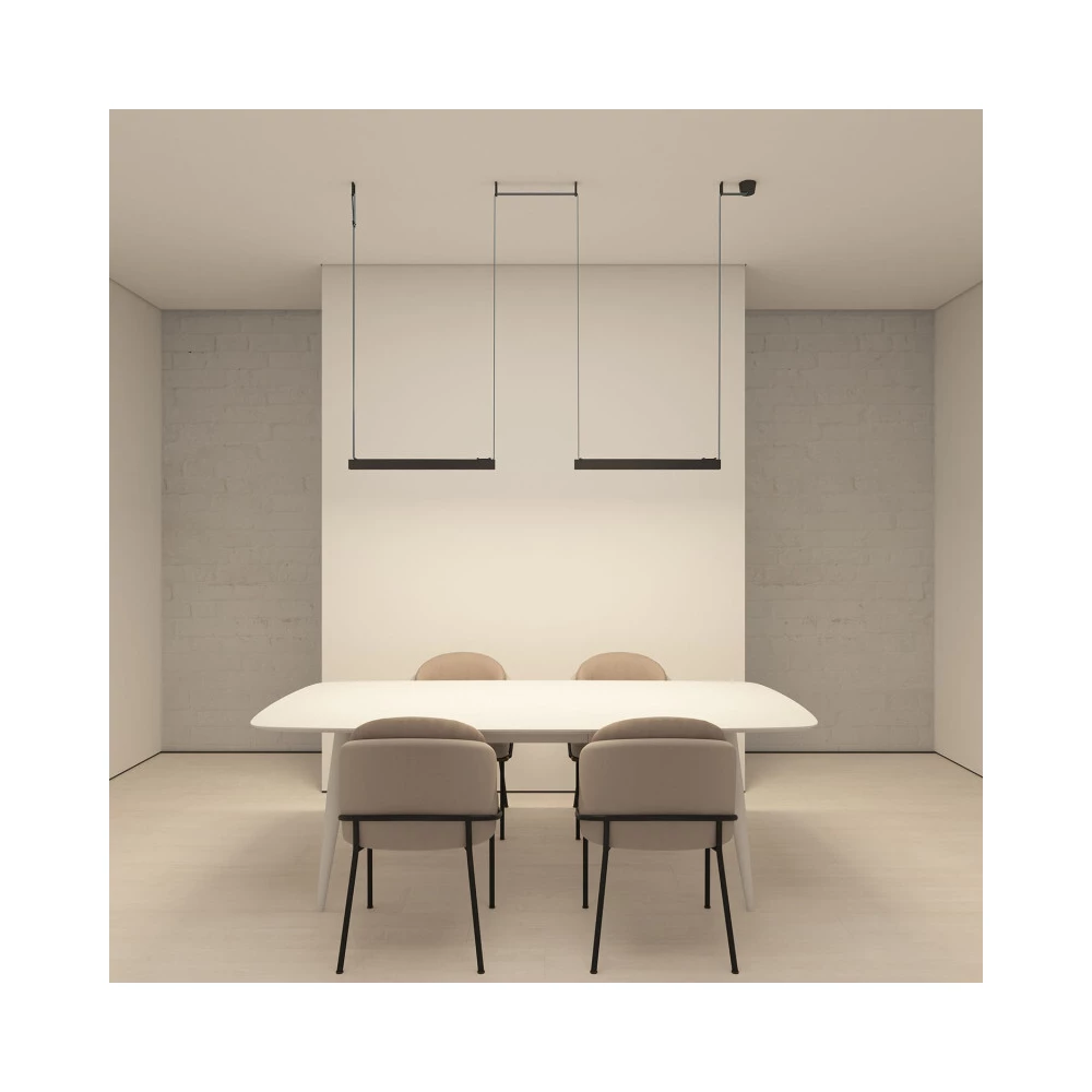 DK5573-BK Cветильник для трека-ремня Belty серия Grill со светодиодом L642W40H45мм 48V DC 24W RA90 24 3000K IP20 черный алюминий - Viokon.com