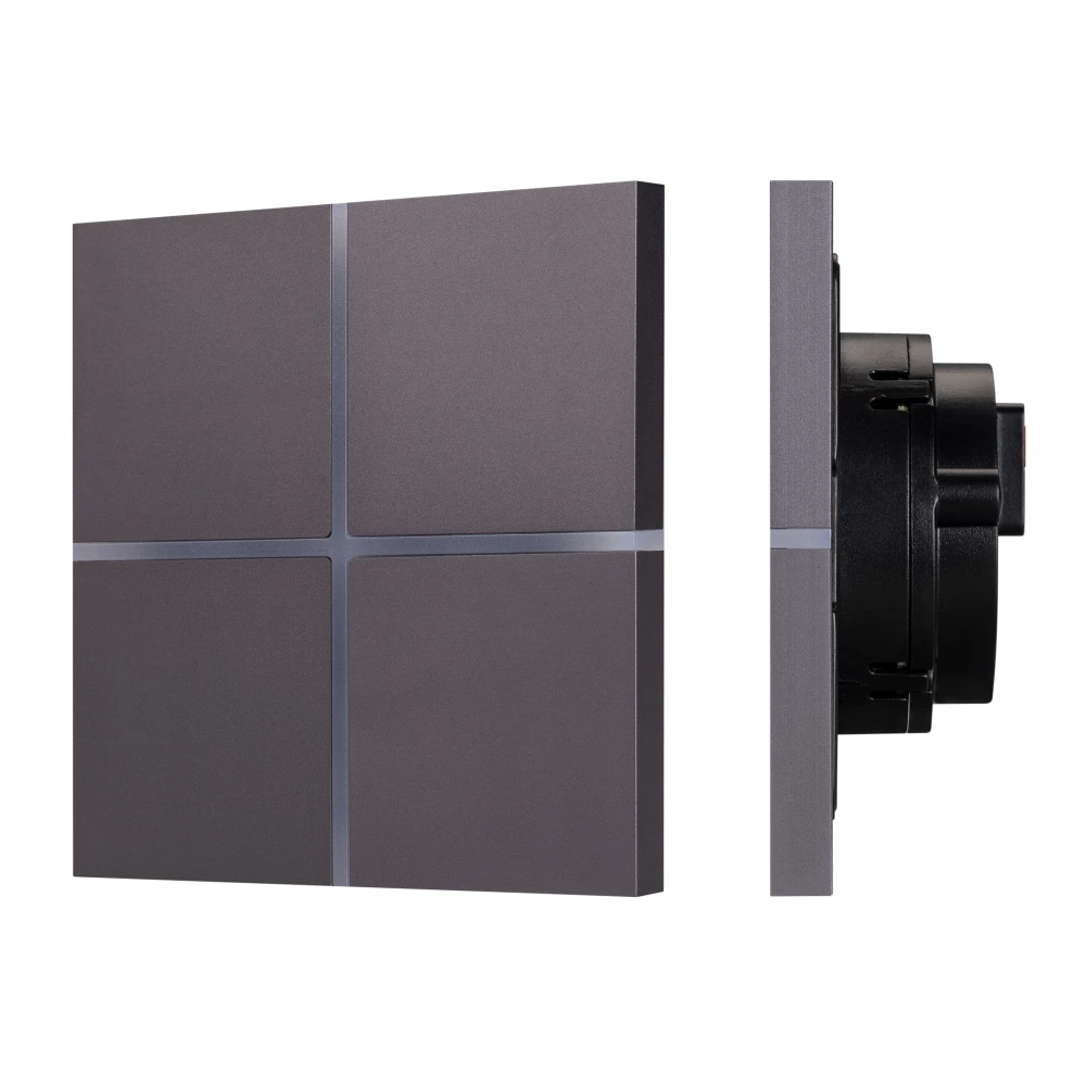 INTELLIGENT ARLIGHT Сенсорная панель KNX-304-13-IN Grey (BUS, Frameless) (IARL, IP20 Металл, 2 года) 038309 - Viokon.com