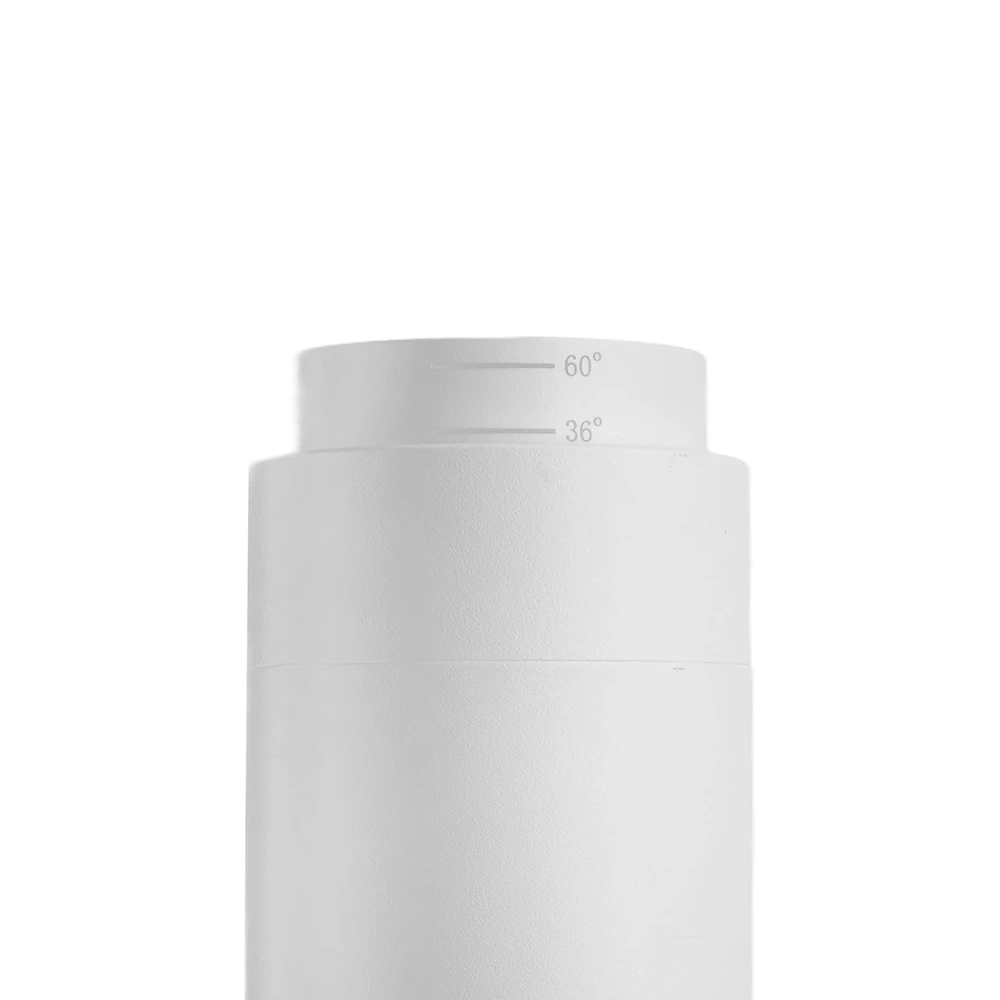 Светодиодный светильник Feron AL137 трековый однофазный на шинопровод 12W 4000K белый, изменяемый угол освещения 15-60град (51173) - Viokon.com