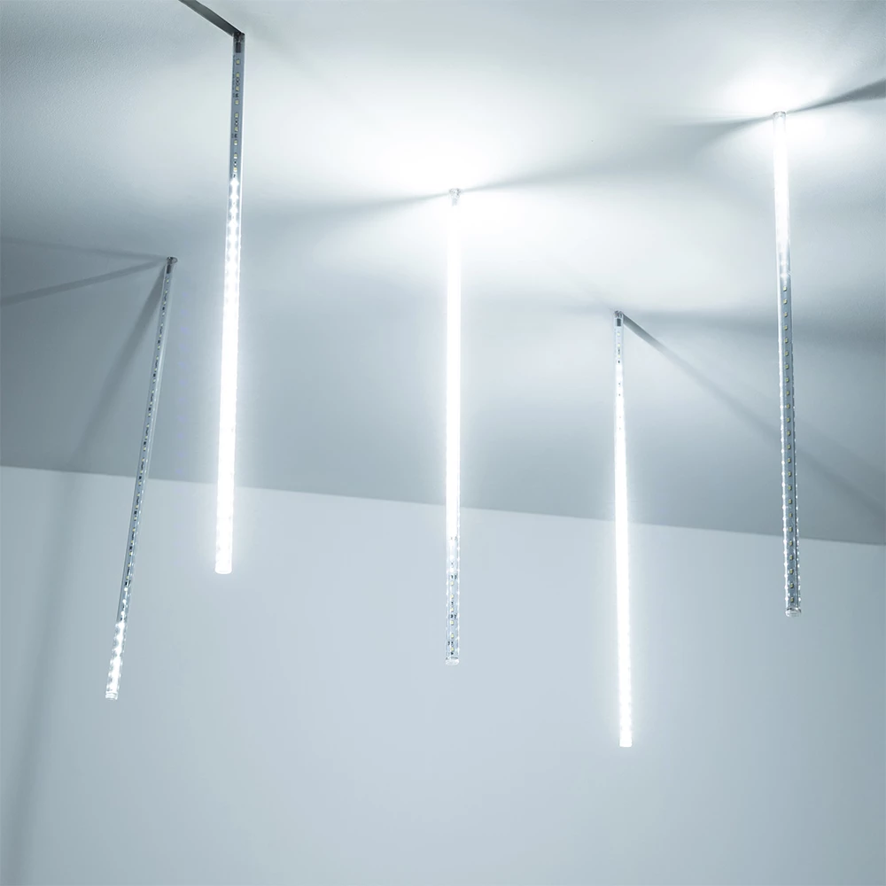 Светодиодная гирлянда ARD-ICEFALL-CLASSIC-D12-500-5PCS-CLEAR-72LED-LIVE WHITE (230V, 6W) (Ardecoled, IP65) 026049 - Viokon.com