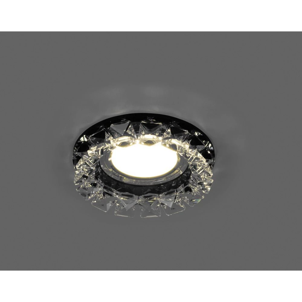 Светильник встраиваемый Feron CD2929 потолочный MR16 G5.3 прозрачный-черный (28457) - Viokon.com