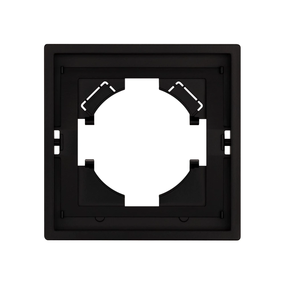 Рамка пластиковая FRM-TENDO-PL-1-BK (Arlight, Черный) 053836 - Viokon.com