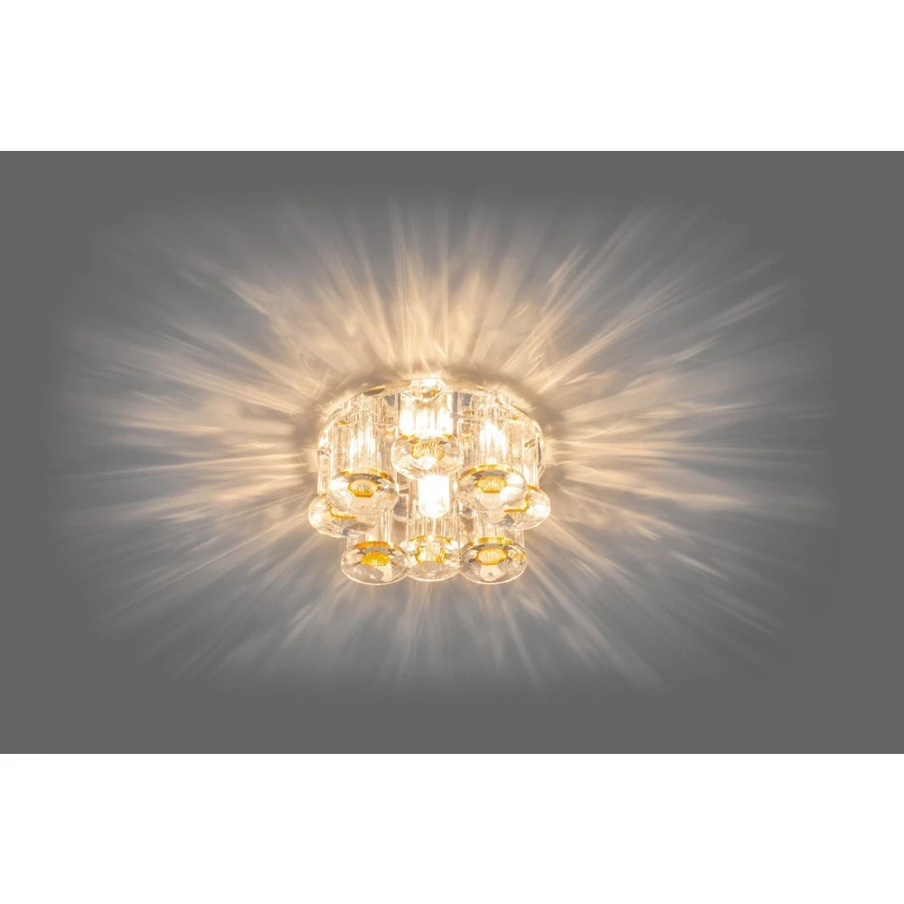 Светильник встраиваемый Feron 1527 потолочный JCD9 G9 желтый-прозрачный (28125) - Viokon.com