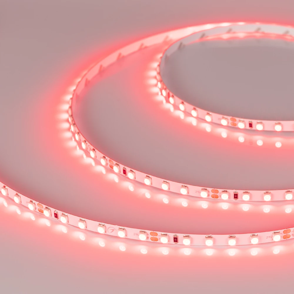 Лента RT-A120-5mm 24V Red (9.6 W/m, IP20, 2835, 5m) (Arlight, 9.6 Вт/м, IP20) 015657(2) - Viokon.com