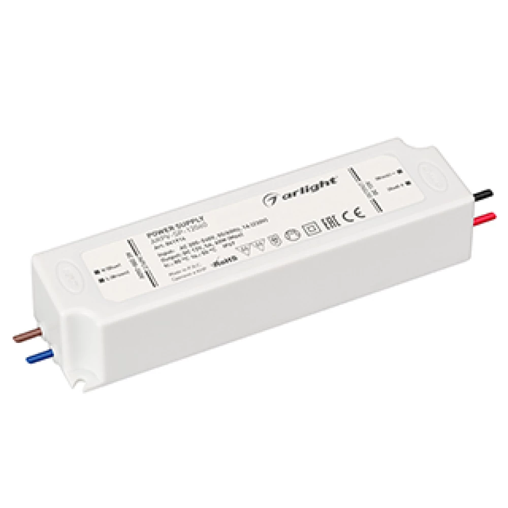 Блок питания ARPV-SP-12060 (12V, 5A, 60W) (Arlight, IP67 Пластик, 5 лет) 041914 - Viokon.com