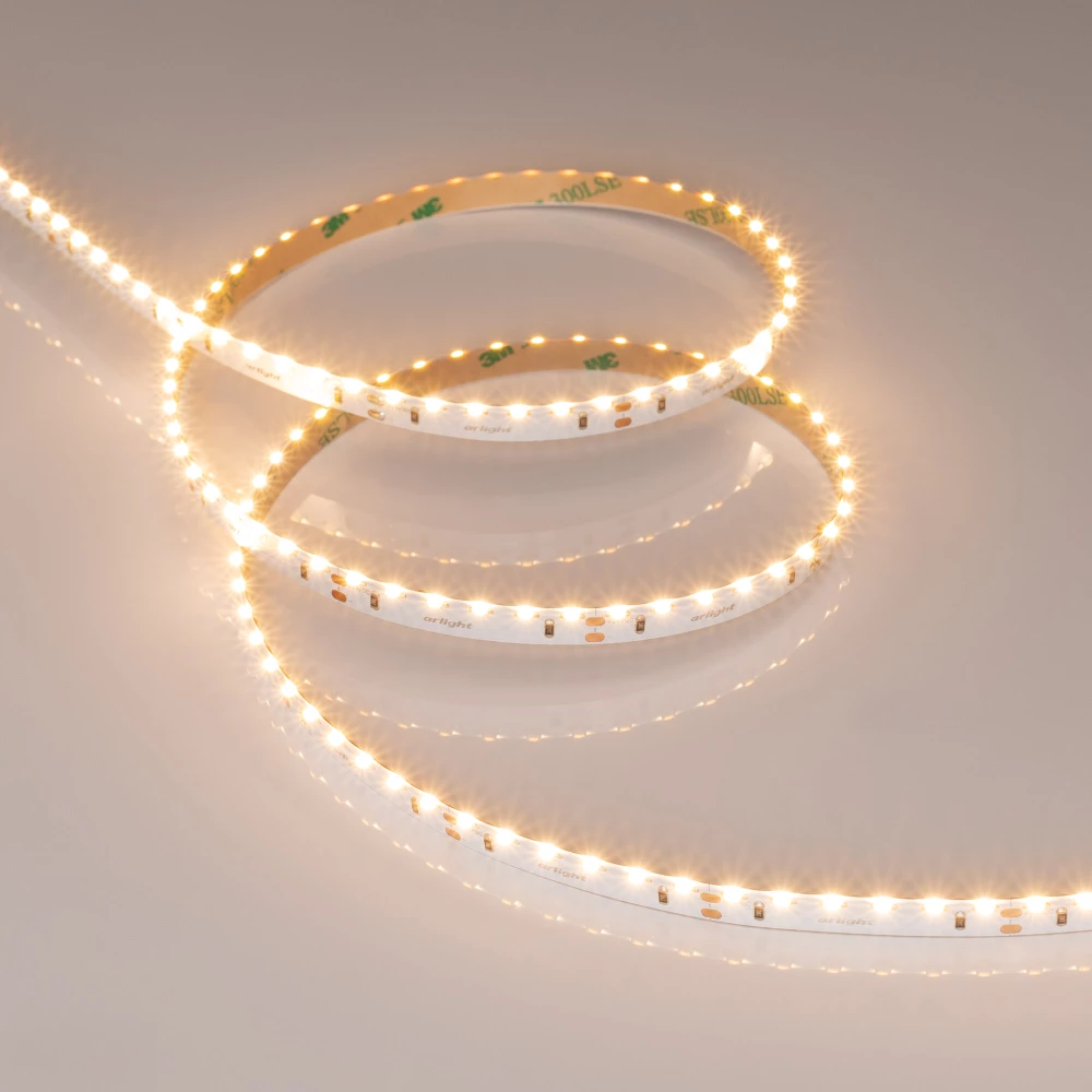 Лента RS-S120-8mm 24V Warm2700 (9.6 W/m, IP20, 3014, 5m) (Arlight, боковое свечение) 039430 - Viokon.com