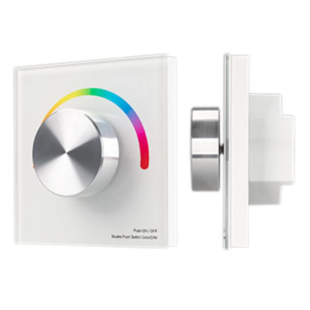 Панель SMART-P5-RGB-G-IN White (3V, Rotary, 2.4G) (Arlight, IP20 Пластик, 5 лет) 033756 - Viokon.com