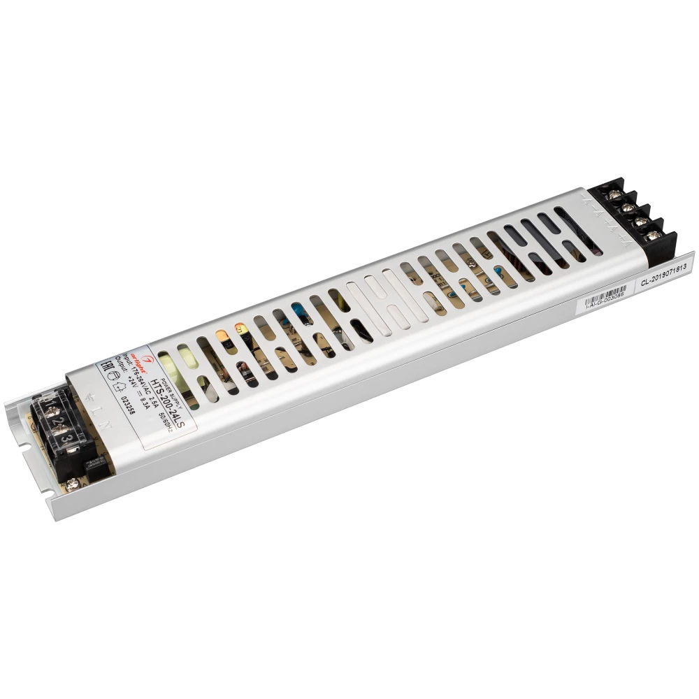 Блок питания HTS-200-24-LS (24V, 8.3A, 200W) (Arlight, IP20 Сетка, 3 года) 023258 - Viokon.com