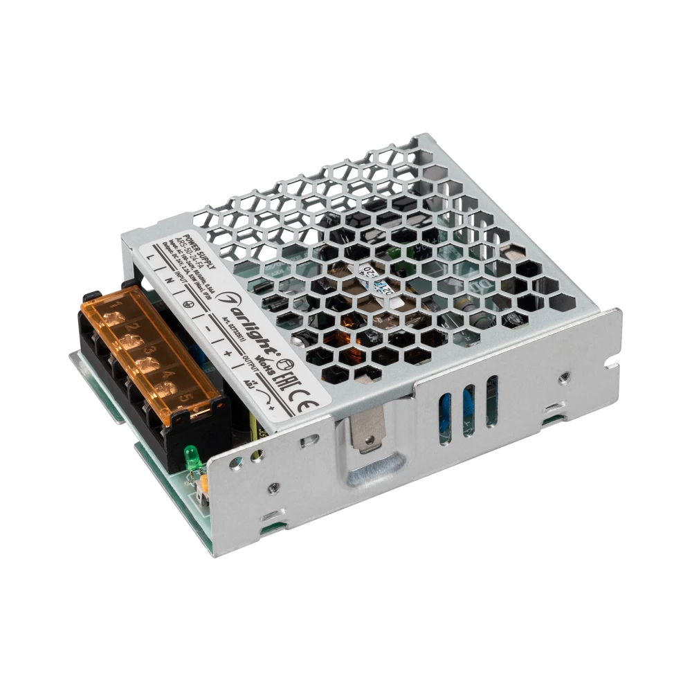 Блок питания ARS-50-24-FA (24V, 2.2A, 53W) (Arlight, IP20 Сетка, 3 года) 027325(1) - Viokon.com