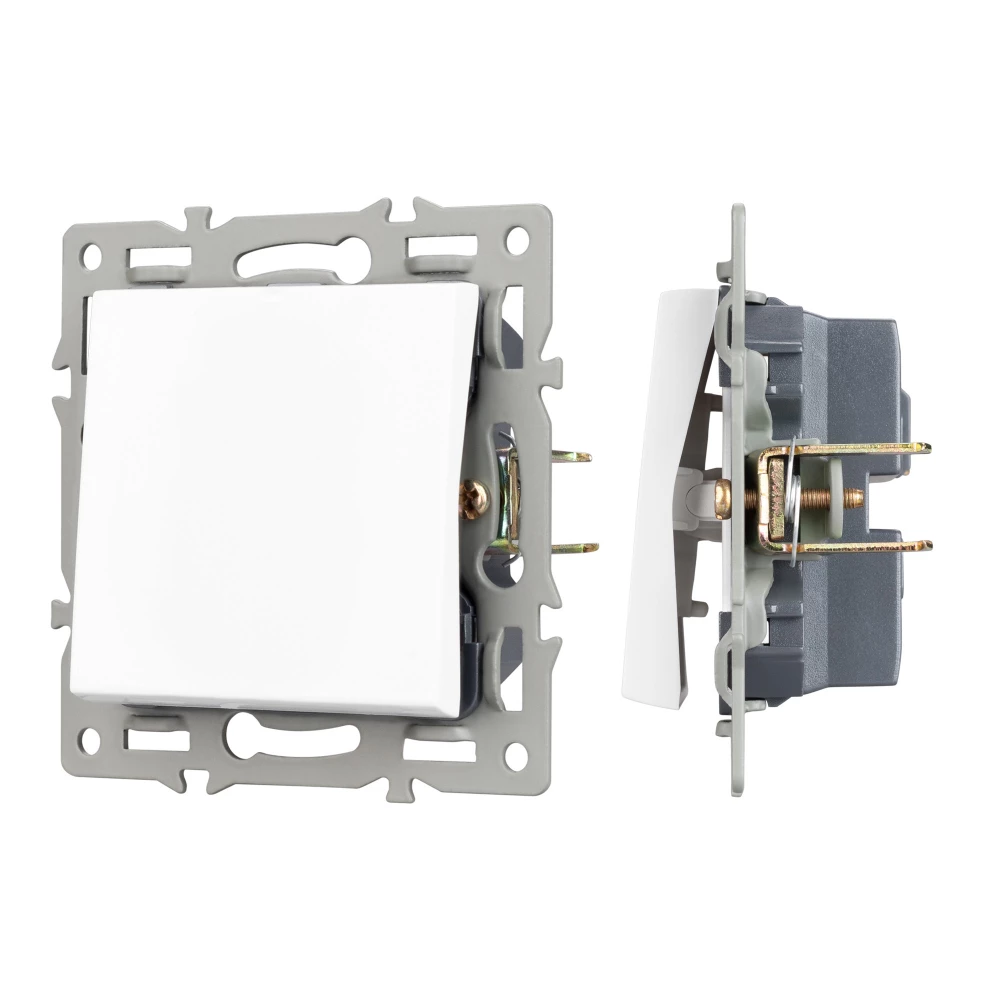 Механизм выключателя одноклавишный проходной SWT-MKP1-PL-WH (250V, 16A) (Arlight, -) 043714 - Viokon.com
