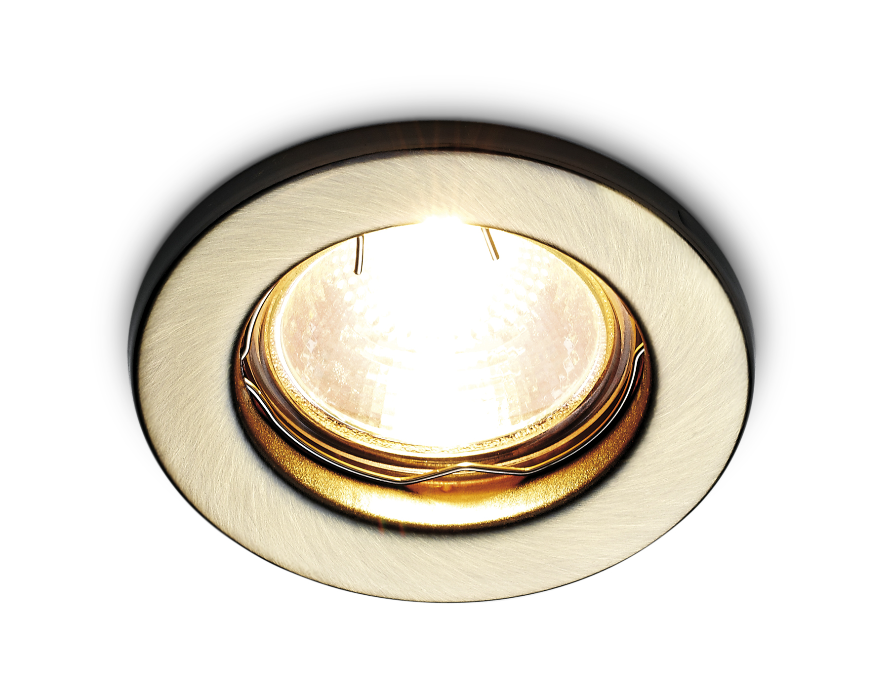 Металлический встраиваемый точечный светильник MR16 FT9210 SB бронза MR16 - Viokon.com