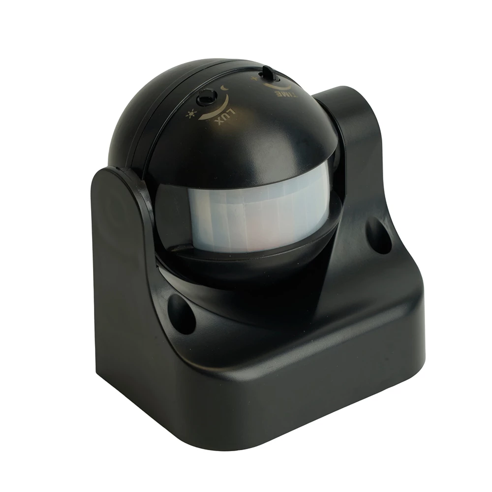 Датчик движения 1200W 12m 180° черный, SEN11 (51515) - Viokon.com