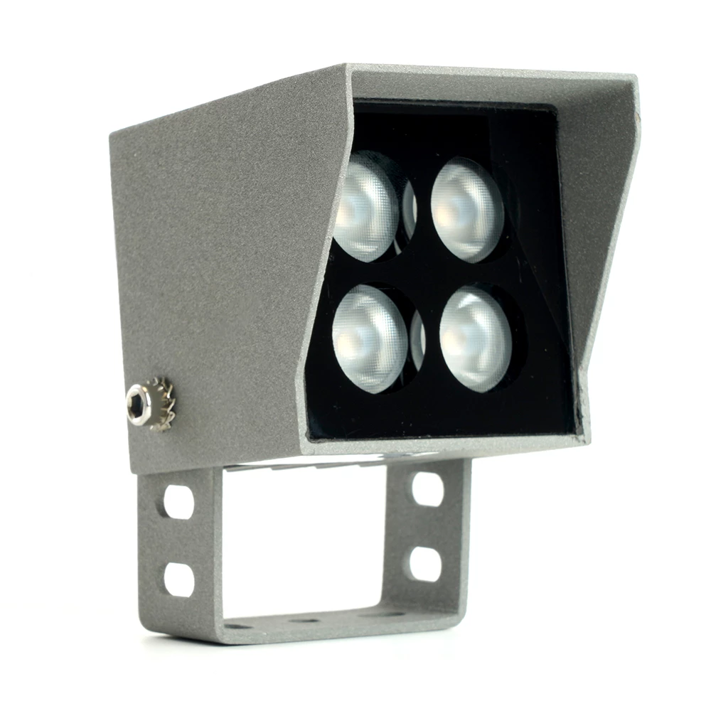 Светодиодный светильник ландшафтно-архитектурный Feron LL-895  AC220-240 4W 6400K IP66, квадрат (51693) - Viokon.com