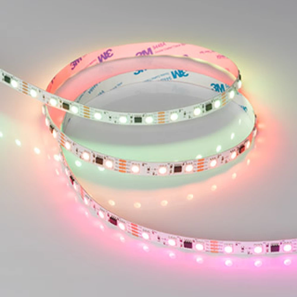 Лента SPI-B60-10mm 12V RGB-PX3-BPT (12 W/m, IP20, 5060, 5m) (Arlight, бегущий огонь) 039179 - Viokon.com