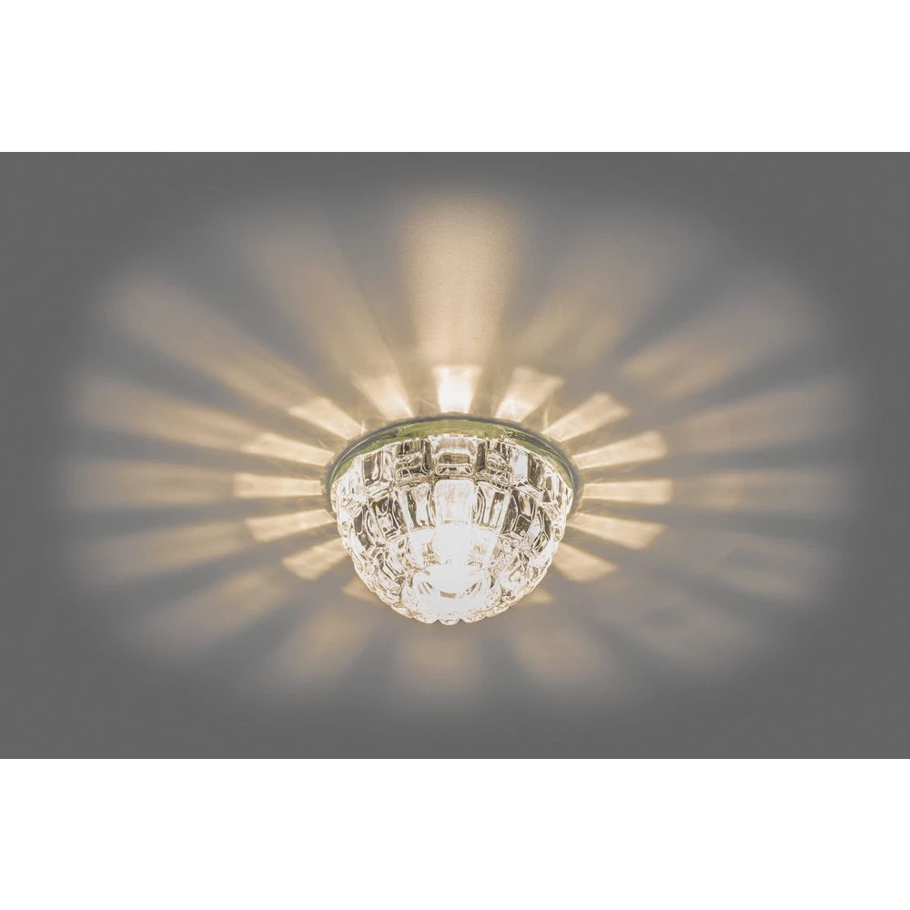 Светильник встраиваемый светодиодный Feron JD68 потолочный 10W 3000K прозрачный (27820) - Viokon.com