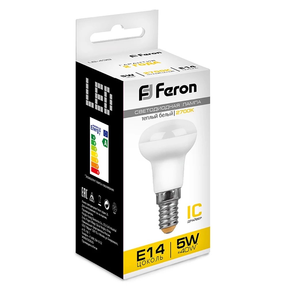 Лампа светодиодная Feron LB-439 E14 5W 175-265V 2700K (25516) - Viokon.com