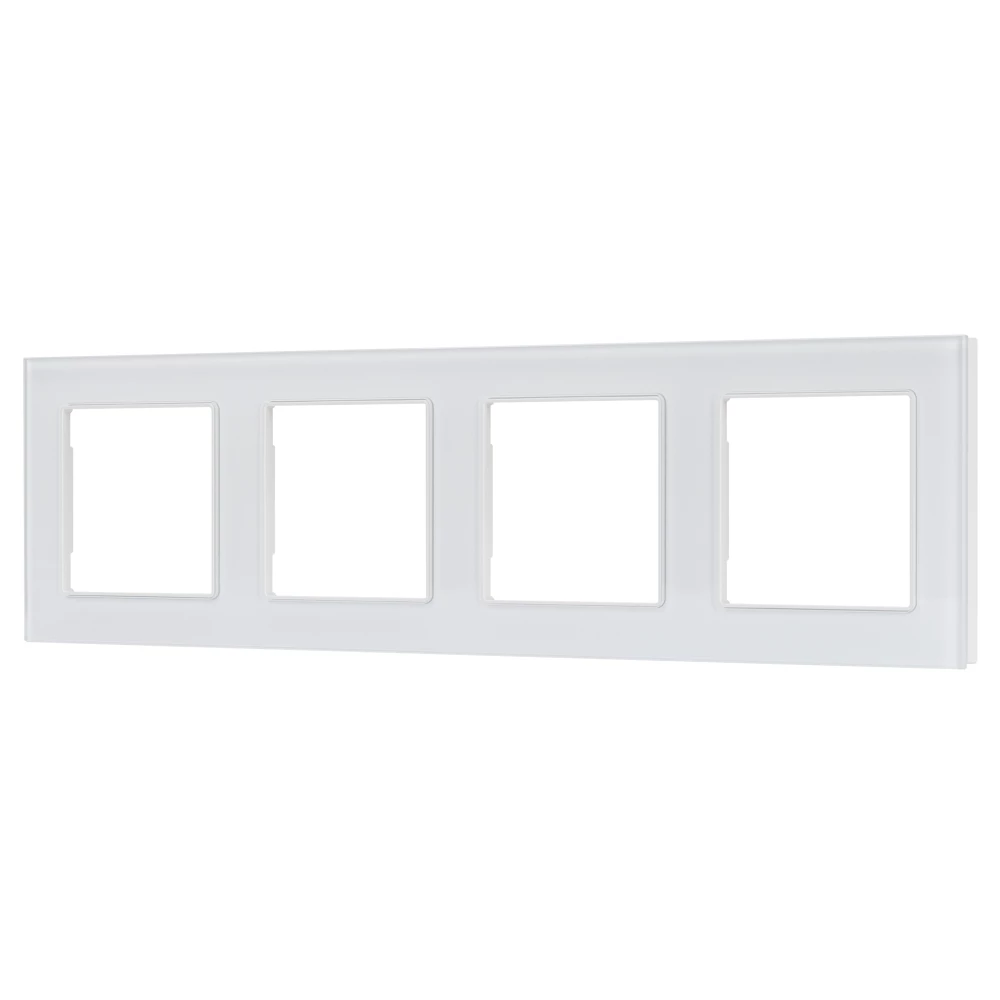 Рамка стеклянная FRM-GLARE-GS-4-WH (Arlight, -) 043802 - Viokon.com