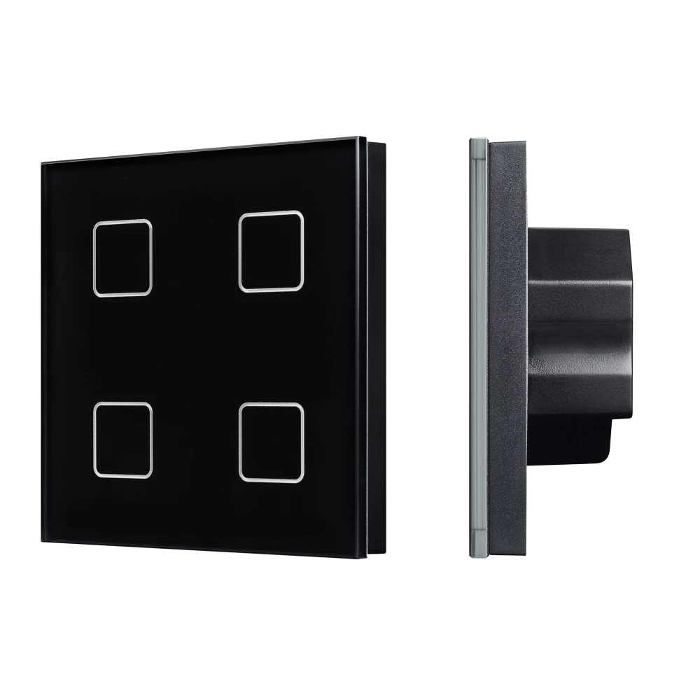 INTELLIGENT ARLIGHT Сенсорная панель DALI-301-11-IN Black (BUS/24V, Backlight) (IARL, IP20 Пластик, 5 лет) 046573 - Viokon.com