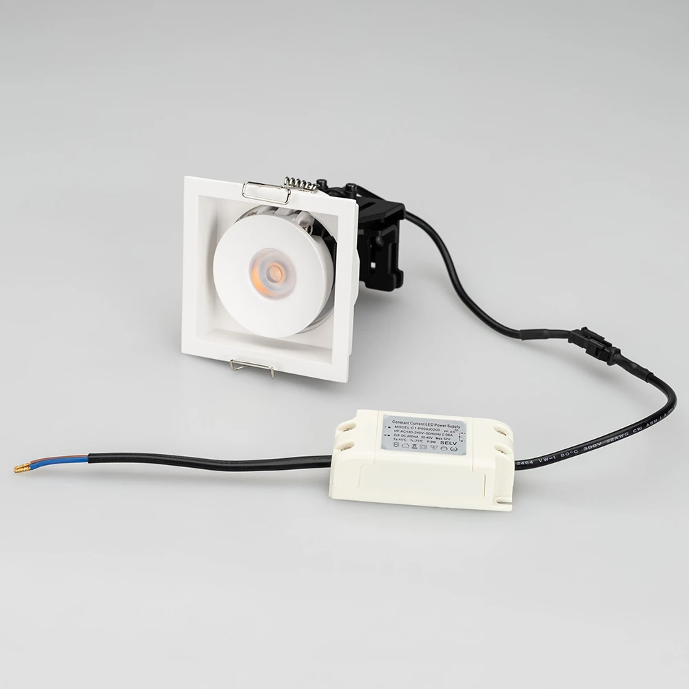 Светильник CL-SIMPLE-S80x80-9W Day4000 (WH, 45 deg) (Arlight, IP20 Металл, 3 года) 028148 - Viokon.com