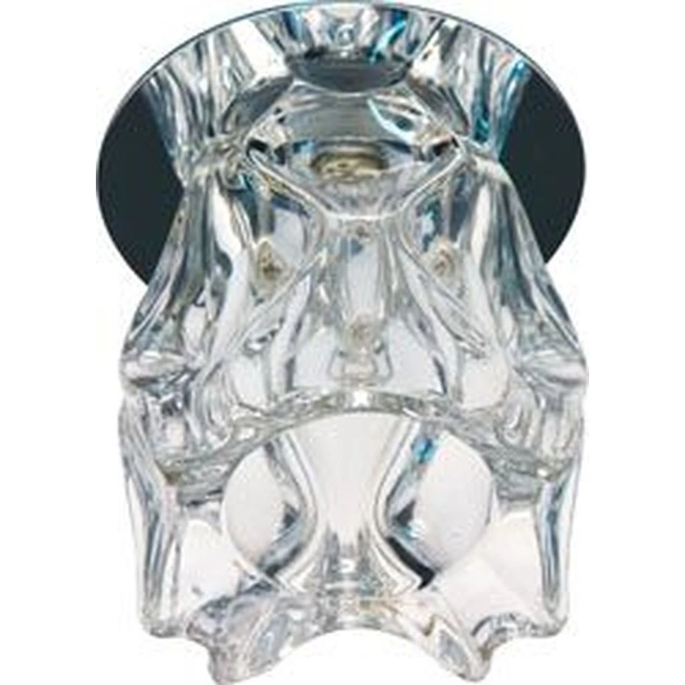 Светильник потолочный,JCD9 35W G9   прозрачный-матовый,хром (с лампой),JD105 (28105) - Viokon.com