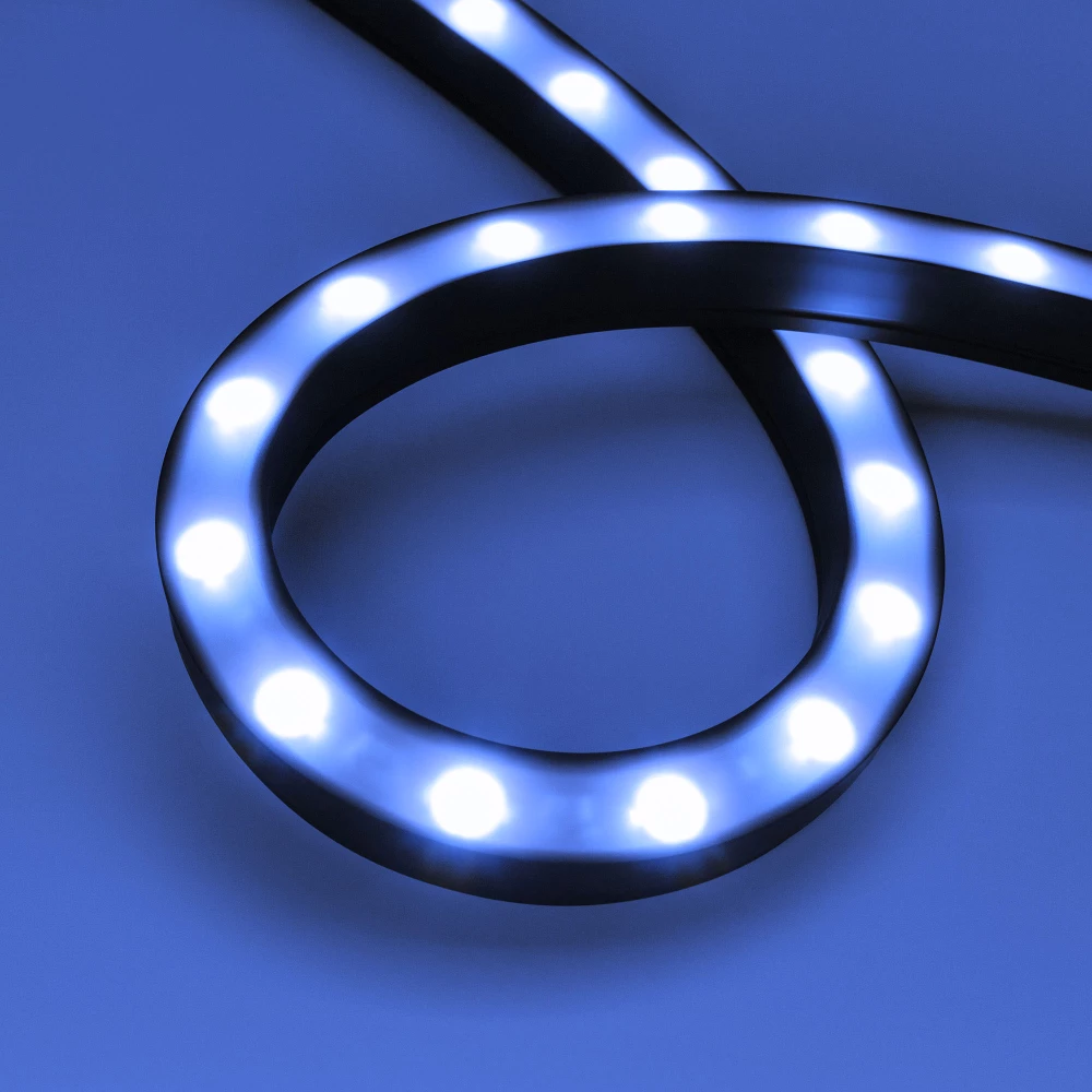 Грейзер DMX THOR-3D-F24-25x27mm 24V RGBW-Day4000 (24 W/m, IP65, 1m, wire x2) (Arlight, Силикон) 045265 - Viokon.com