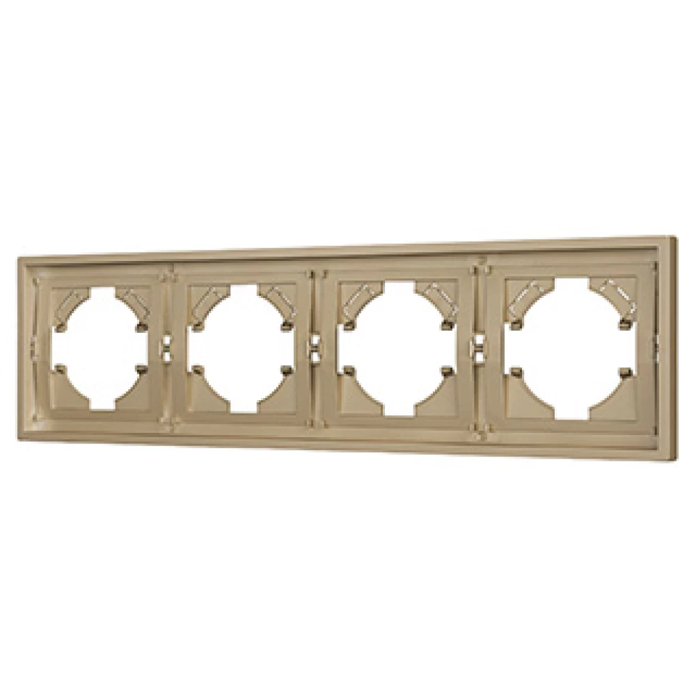 Рамка пластиковая FRM-TENDO-SFPL-4-GD (Arlight, Матовый песочный) 054663 - Viokon.com