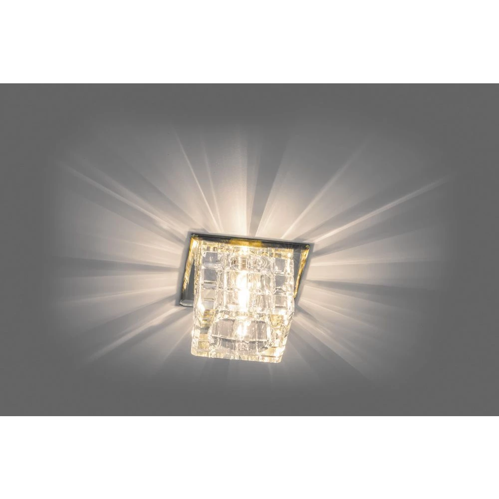 Светильник встраиваемый Feron JD106 потолочный JCD9 G9 желтый-прозрачный (28146) - Viokon.com