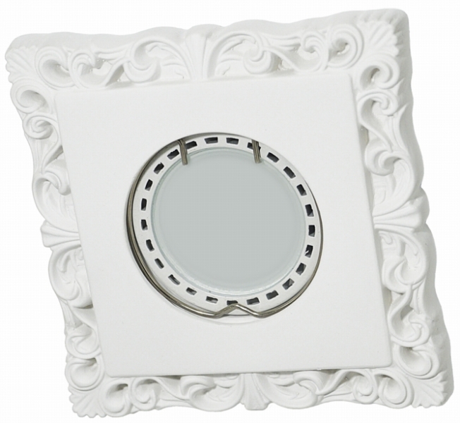 Светильник гипсовый встраиваемый mr 16 Roden RD-025 Wh - Viokon.com