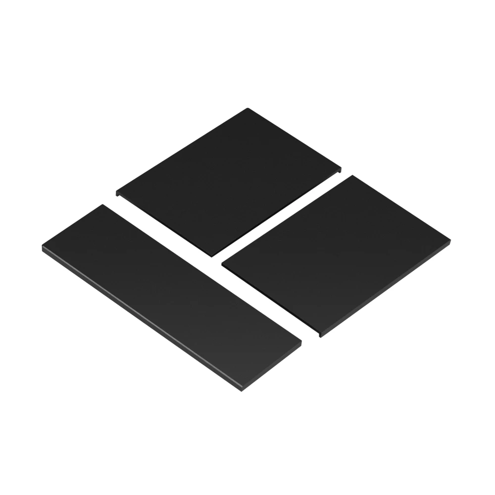 INTELLIGENT ARLIGHT Накладка панели KNX-23-3G-SUF Black (Backlight) (IARL, IP20 Металл, 2 года) 051091 - Viokon.com