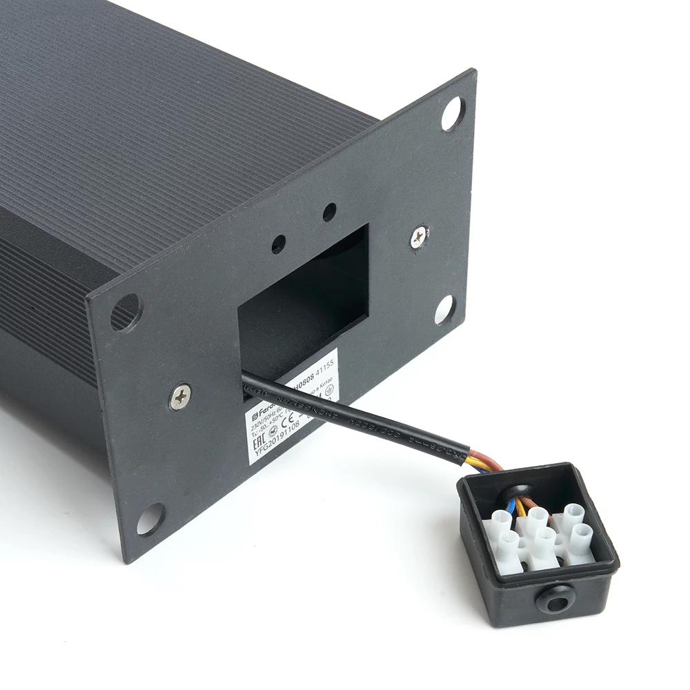 Светильник садово-парковый Feron DH0808, столб,  E27 230V, черный (41155) - Viokon.com