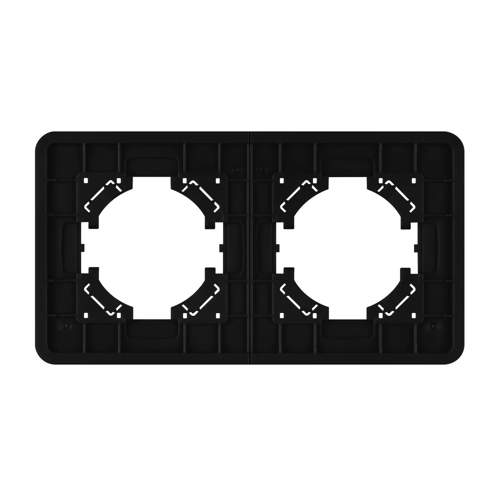 Рамка алюминиевая FRM-AKIRY-SFAL-2-BK (Arlight, -) 049738 - Viokon.com