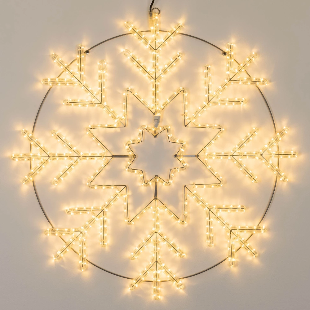 Фигура светодиодная ARD-SNOWFLAKE-M8-950x950-540LED Warm (230V, 33W) (Ardecoled, IP65) 034255 - Viokon.com