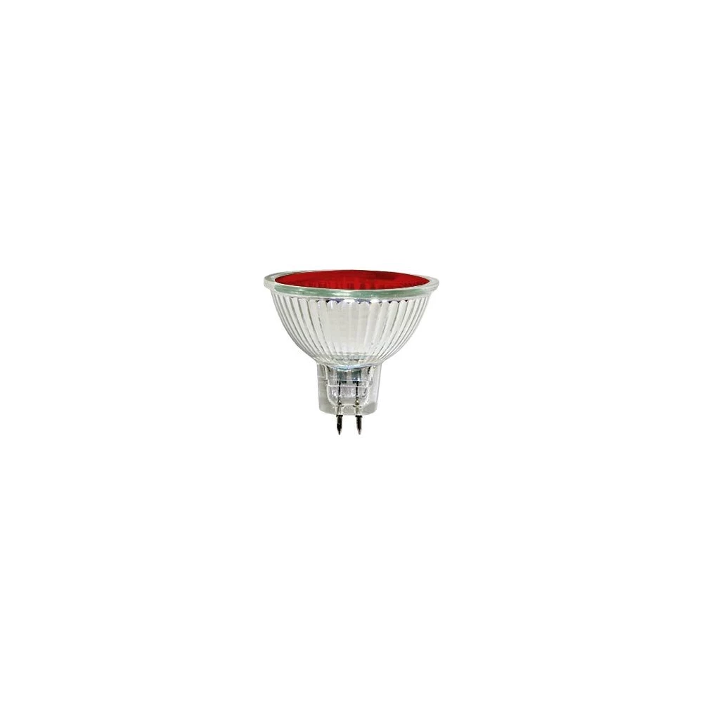 Лампа галогенная, 20W 12V MR16/G5.3 "с красным фильтром", HB4 (02256) - Viokon.com