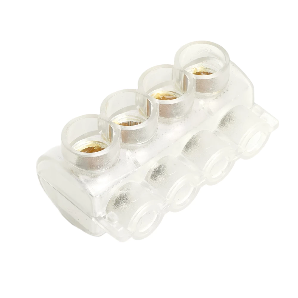 Клемма 4-х контактная STEKKER  для подключения сетей уличного освещения KE10.504 (Al10-50/Cu2,5-35), LD611-4 (50215) - Viokon.com