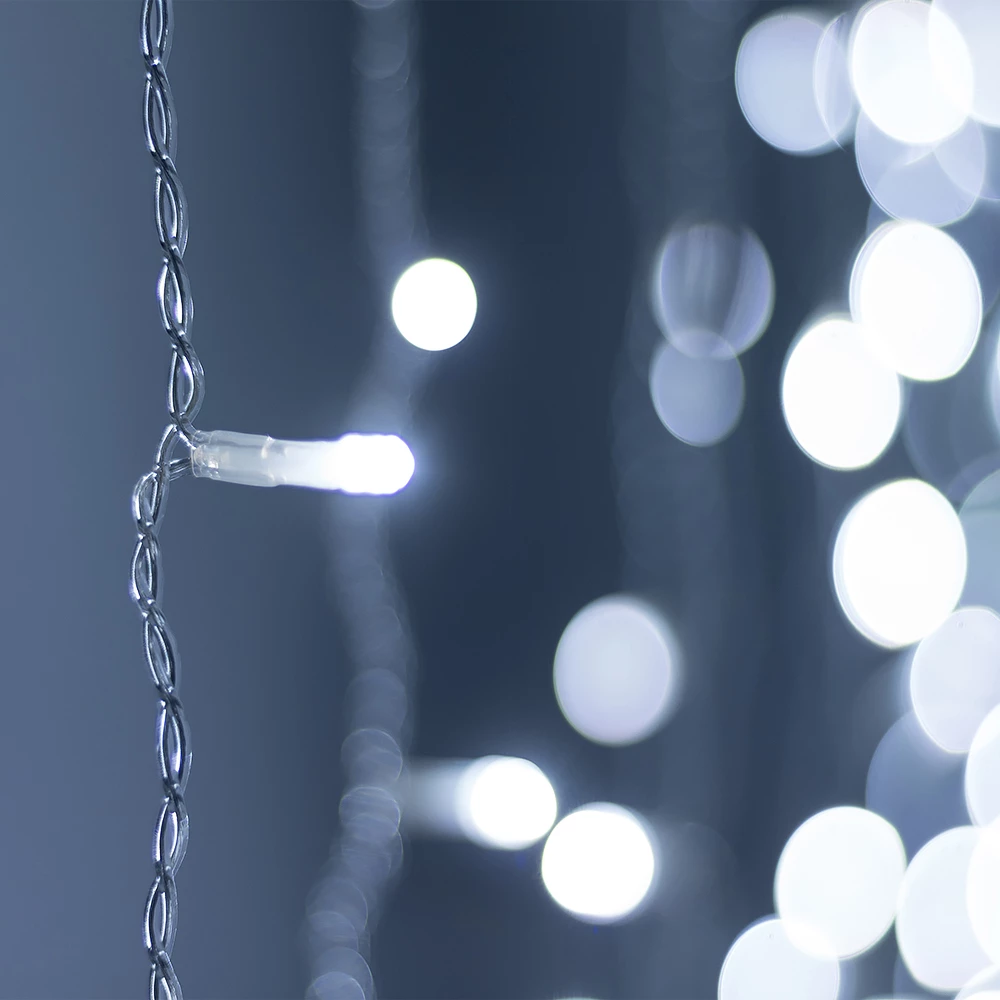Светодиодная гирлянда ARD-CURTAIN-HOME-1500x1500-CLEAR-144LED White (230V, 6W) (Ardecoled, IP20) 024829 - Viokon.com
